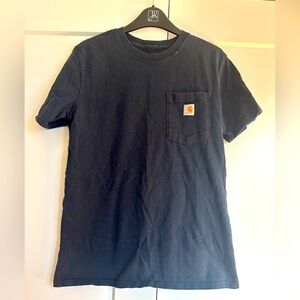 Carhartt Women’s Navy Blue T-shirt Size Small Loose Fit